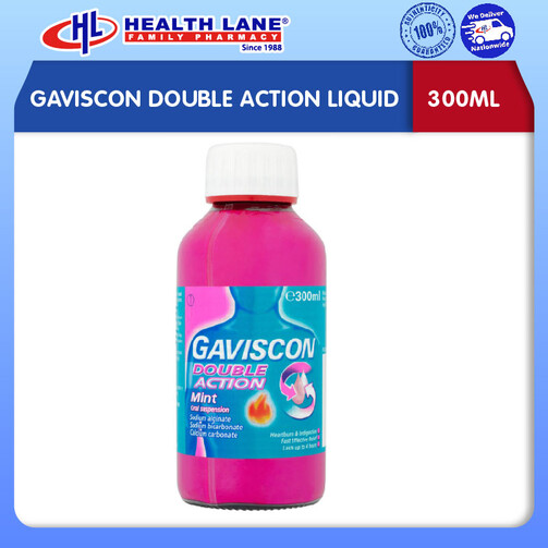GAVISCON DOUBLE ACTION LIQUID (300ML)